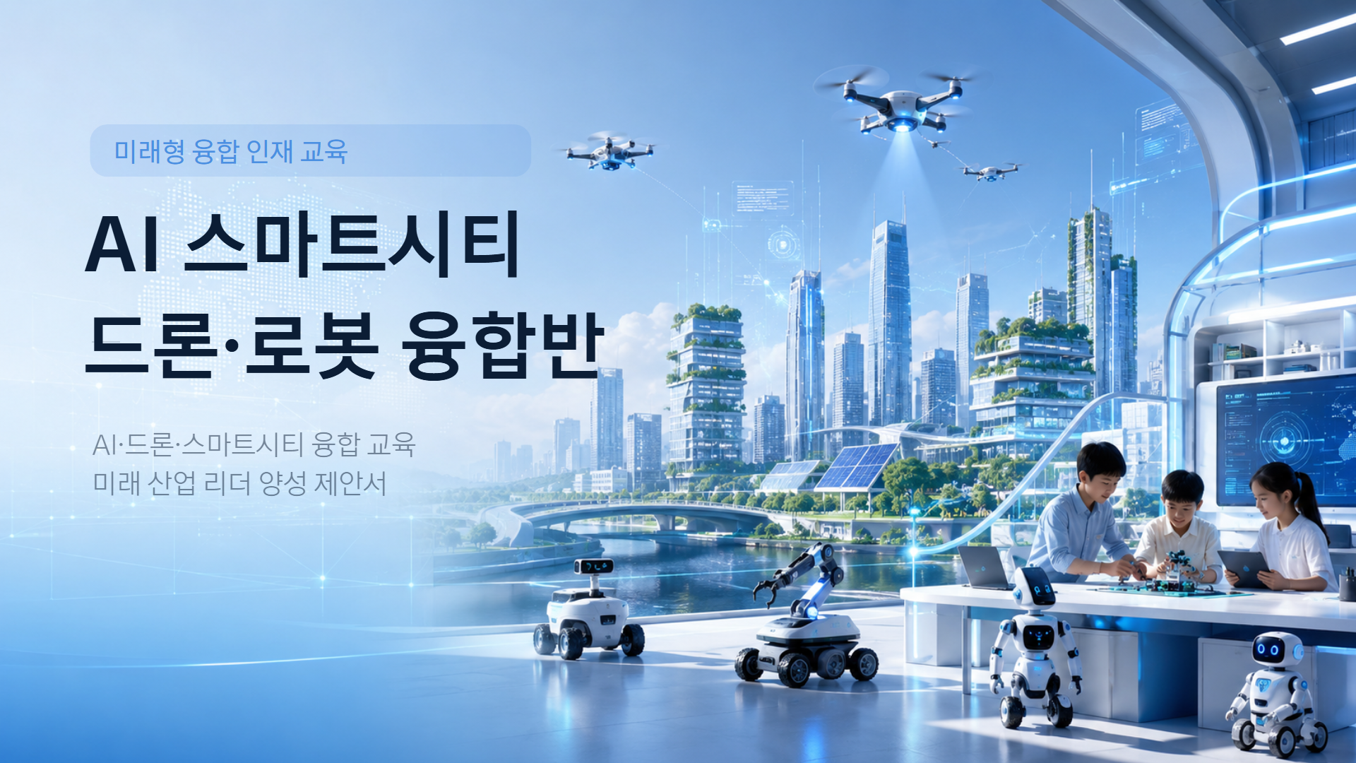 AI 스마트시티 드론·로봇 융합반 제안서 이미지 1