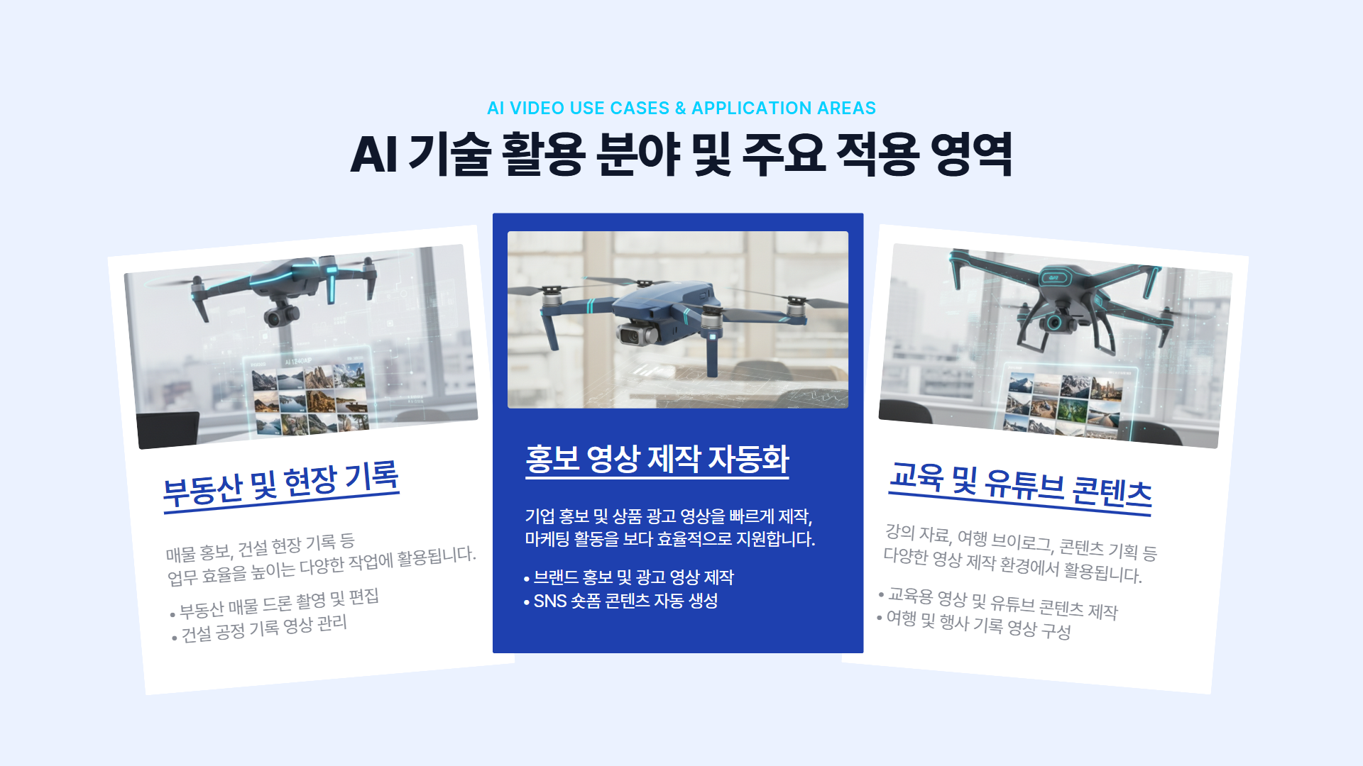 AI 드론 영상 콘텐츠반 제안서 이미지 7